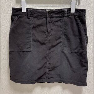 The North Face Nenana Corduroy Skirt Pockets Stretch Gray Women's Medium